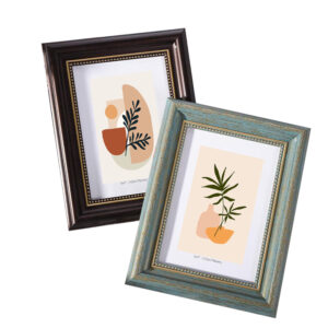 Colorful European Style 5×7 Inch Plastic Picture Frame Durable for Living Room Bedroom Wall Desktop Art Photo Display