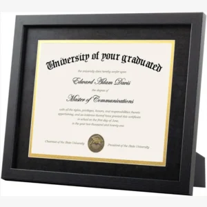Covered Certificate Frame Graduation Wall Hanging Photo & Picture Frame