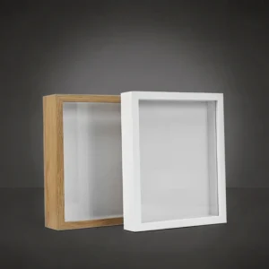 Creative A4 Size Black Frame Photo Shadow Box Rectangle Style for Landscape Portrait Flower Animal Scenery Subjects