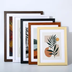 Creative Eco Friendly Wooden Wall Mounted Photo Frames 3.5×5″ to A4 Sizes Simple Modern Design