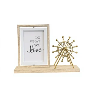 Creative Ferris Wheel Photo Frame Density Board Rectangle 6 inch Double sided Rotating Vertical Model HW306 Desktop DIY