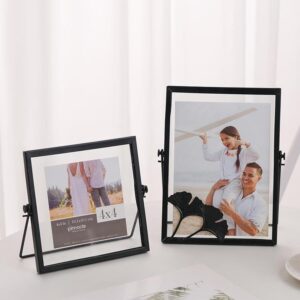 Creative Nordic Photo Frame Luxury Metal Decorative Glass Specimen Ins Photo Frame