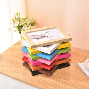 Creative PVC Photo Frame Tabletop & Wall Mount Multiple Sizes & Colors for Home & Commercial Decor