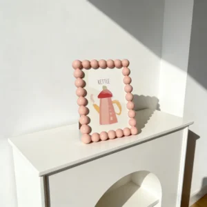 Creative Plastic Home Decoration Photo Frame Modern Bead Design