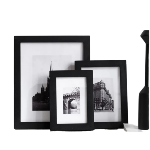 Creative UV Printing Photo Frame 5*7″ 6×8″ 8*10″ Modern Lightweight Square Wooden Freestanding Desktop Home Decor Mat