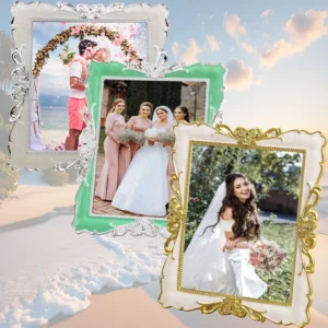 Creative Wedding Picture Frame European Style Modern Design Photo Frame Horizontal and Vertical for Tabletop