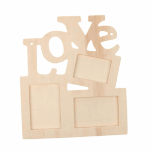 Creative Wedding Present Wooden Hanging Frames with Customized Logo DIY for Photo Frame Handmade Modern Design