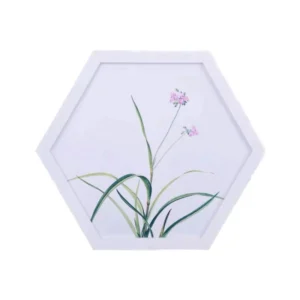 Creative Wood Hexagon Photo Frame Hanging Poster Display Picture Frame for Office and Home Decoration