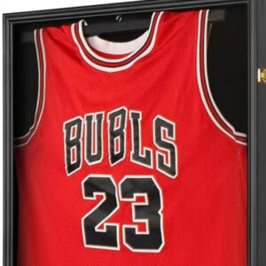 Creative Wood Jersey Frame Display Case Shadow Box UV Protection Lock Eco Friendly Design for Baseball Basketball Soccer Jerseys