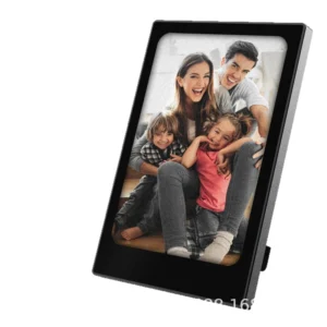 Cross border DIY 4 inch HD Color E ink Screen Aluminum Alloy Photo Frame Wall mountable Electronic Photo Album Low Power