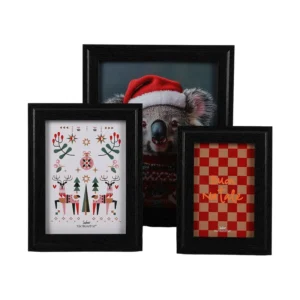 Custom 10×15 13×18 20x25cm Christmas Picture Frame DIY Various Size MDF Paper Wrapped Family Photo Frame