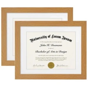 Custom 11×14 Black Wood Diploma Frame 8.5×11 Graduation Certificate Frame MDF Material 11×14 Painting Frame