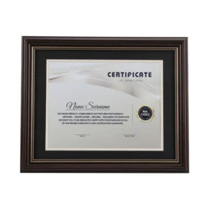 Custom 11×14 Modern Wood Diploma Frame Photo Frame for Graduation Certificate & Document Display