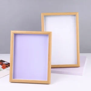Custom 3D Hollow Wooden Tabletop Frame Multiple Sizes (6 16 Inch) for Photos & Dried Flowers