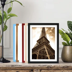 Custom 6inch Handmade Wooden Photo Frame for Wedding Tabletop Display & Wall Hanging Creative Classical MDF DIY Wood