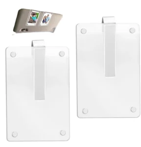 Custom Acrylic Double Sided Eco Friendly Family Photo Frame High Definition Transparent Floating Desktop Display Anniversary