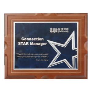 Custom Awards Frame Certificate Plaque 8 Inch 10inch Wooden Plaque Award