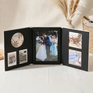 Custom Black Collage Photo Frame 5 Photos Show Frame Rustic Picture Frame