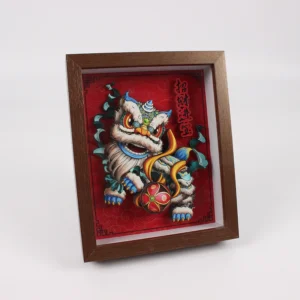 Custom Chinese Style Rectangle 3D Three dimension Art Shadow Frame Box