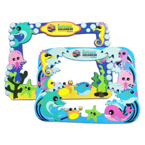 Custom Creative Soft PVC Plastic Photo Frame Nice Eco Friendly Cartoon Design Frame Tabletop
