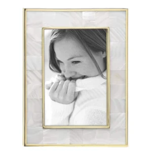 Custom Designs 5 X 7 Crafts Seashel Gold Metal Copper Solid Brass Stainless Teel Photo Picture Frame
