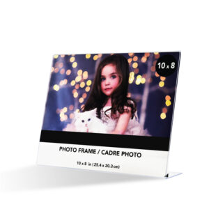 Custom Desktop Acrylic Photo Frame Home Decoration Transparent Color Blocking Picture Frames Cutting Processing Service