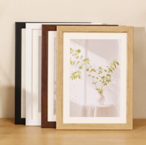 Custom Desktop Decoration Square Picture Frame Solid Wood Photo Frame Customized Digital Printing Cla 5 6 7 8 10 Inch