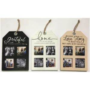 Custom Eco Friendly Wooden Wall Photo Picture Frame for Home Mini Small Photos Display