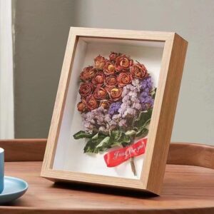 Custom Frames Black or White Square Shadow Box Photo Frame