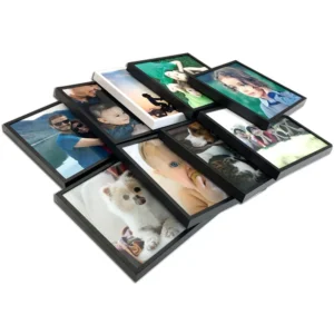 Custom High Quality Lightweight Picture Photo Frames 8″x8″ Wedding Decoration Sticky Diy Wall Art Frame