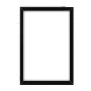 Custom Home Simple DIY Modern Plastic PVC Black Photo Picture Frame