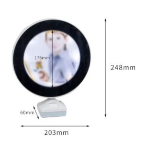 Custom LED Magic Mirror Photo Frames USB Charger Sublimation Blank Custom LED Magic Mirror Plastic Photo Frames