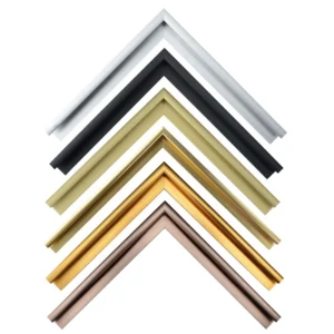 Custom Large Size Aluminum Decorative Floating Canvas Blank Oil Painting Narrow Metal Wall Poster Photo Picture Frames Profiles