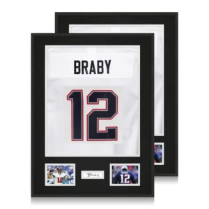 Custom Logo Jersey Shadow Box Jersey Frame Acrylic Display Case with Anti Fade Protection