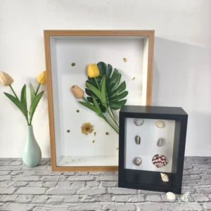 Custom MDF Wood 3D Wall Art Picture Frame Shadow Box UV Printed 8×10 12×16 6×8 Inches A3 A4 Photo Frame 7CM