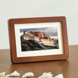 Custom Mini 4 5 6 Inch Wooden Photo Frame Desktop Decor DIY Picture Frame Stand Tabletop Display for Polaroid Instax Photos