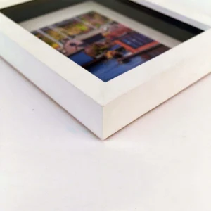 Custom Modern Style White Art Solid Wood 3d Deep Shadow Box Picture Frames