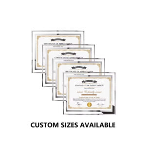 Custom Organic Glass Photo Frame Eco Friendly Handmade Desktop Decoration with Honor Certificate From Foshan Guangdong