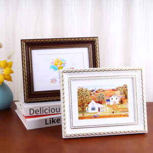 Custom PS White Plastic Photo Frame A4 5×7 4×6 Sizes Wall Hanging Home Decoration