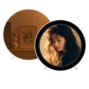 Custom Photo Frame with DIY LED Magic Mirror UV Printing Customizable Picture