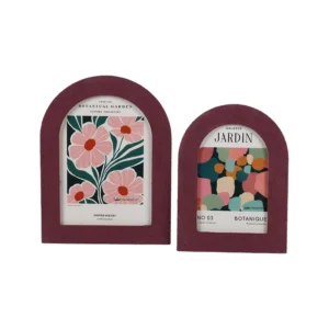 Custom Silk Screen Printing MDF Photo Frame 4×6 5×7 Inch DIY Home Decorative Sandblasted Photo Frame