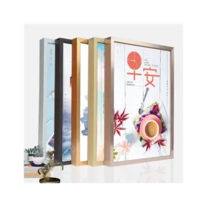 Custom Size 70x100cm Large Size Wall Office Home Decor Metal Frame Poster Aluminum Alloy Picture Photo Frame