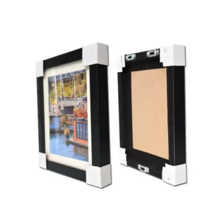 Custom Size 8×10 11×14 12×16 MDF Photo Poster Frame in Black & White Premium Quality B&C ART BC2020 Picture Frames