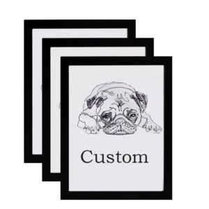 Custom Size Home Decorative Big Picture Frames Black Plastic Photo Frame Wall Large Photo Picture Frames