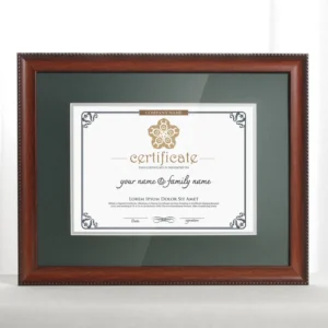 Custom Size Plastic Double Sided Photo Frame for Certificate Diploma A4 Wall Desktop Display