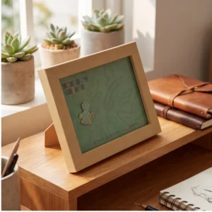 Custom Solid Wood Picture Frame Modern Desktop Photo Display Frame Minimalist Wooden Shadow Box for Tabletop Decor