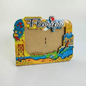 Custom Souvenir Acrylic Wood PVC Epoxy Photo Frame 3D Tabletop Home Decor Travel Gift Decorative Acrylic Picture Frame