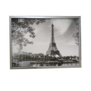 Custom Stainless Steel & Plastic Alloy Rectangle Photo Frames with High Definition Glass for Wall or Tabletop Display