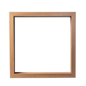 Custom Transparent Double Sided Glass Picture Wooden Frame and Acrylic Floating Photo Frame Wall Art