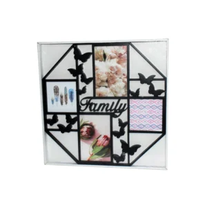 Custom Vintage Picture Frame PP 36x36x1.5cm Multi Frame Collage Photo Albums Accessories Big Size Family Photos Plastic Glass